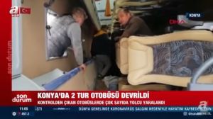 Төркиядә Россия туристлары утырган автобус капланган, бер кеше үлгән, 26 кеше яралы