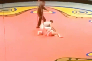 Омскида циркта акробат кыз 5 метр биеклектән егылып төшкән – видео