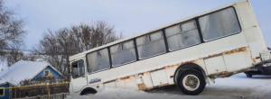 Казан – Ульяновск юлында пассажирлар утырган автобус авариягә очраган