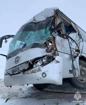 Башкортстанда Карамель фабрикасына баручы балалар утырган автобус авариягә очраган