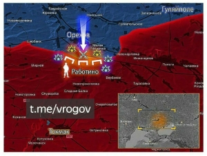 Украина Запорожье юнәлешендә зур һөҗүм башлаган