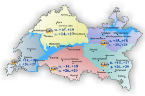 20-21 августка һава торышы һәм ай календаре