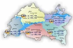 1 августка һава торышы һәм ай календаре