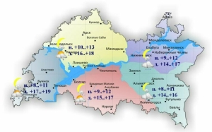 16 августка һава торышы һәм ай календаре