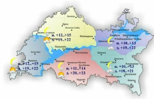 18-19 августка һава торышы һәм ай календаре