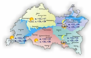 6 августка һава торышы һәм ай календаре