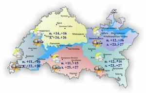 7 августка һава торышы һәм ай календаре