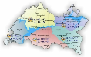 10 августка һава торышы һәм ай календаре