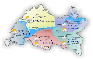 1 майга һава торышы һәм ай календаре