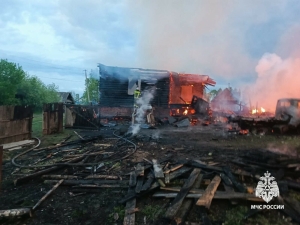 Күп балалы гаиләнең бөтен малы янып беткән