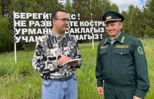 Исләйтар урманчысы Рамил Корбанов: «Бәләкәй чактан әти үзе белән эшкә, урманга йөртте»