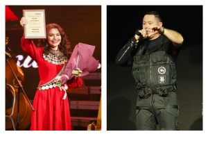 Татьяна Ефремова белән Шәкүр Җиңүнең 80 еллыгына җыр яздырган