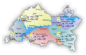 25 июньгә һава торышы һәм ай календаре