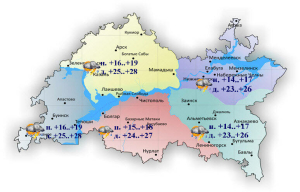 24 июльгә һава торышы һәм ай календаре