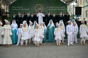Казанда Пәйгамбәрнең 1500 еллыгына багышланган Мәүлид бәйрәмендә хаҗга юллама уйнаталар