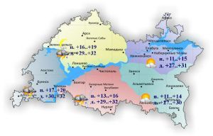 3-4 августка һава торышы һәм ай календаре