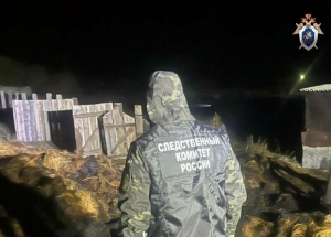 Печән кибәне янганнан соң, ике бала мәете тапканнар