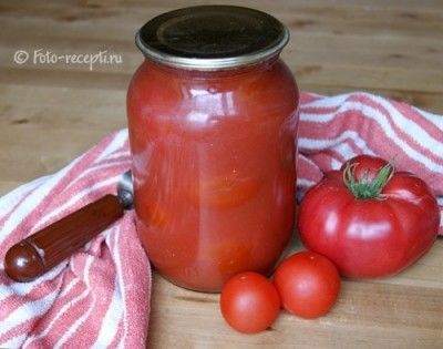 Үз согында помидор (рецепт)