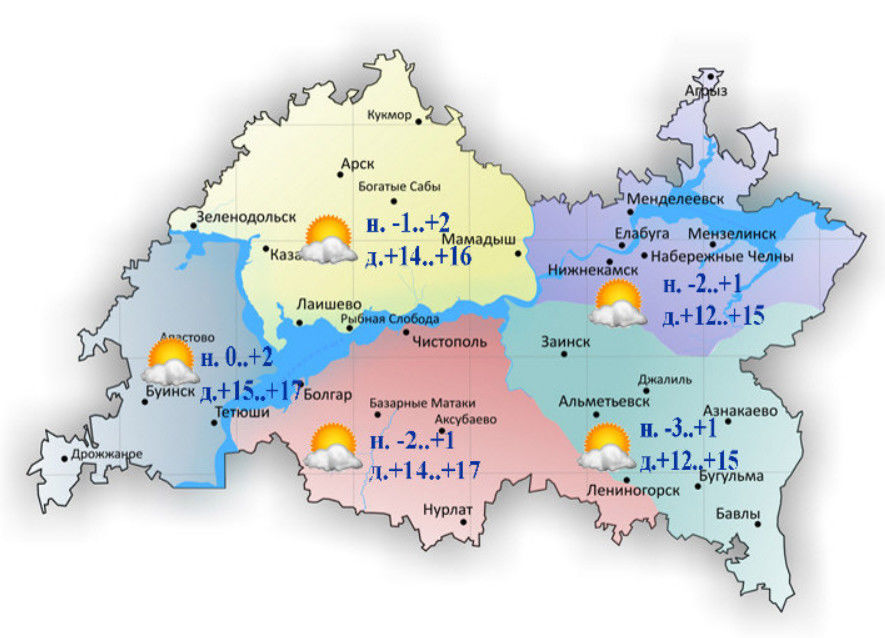 3-4 майга һава торышы һәм ай календаре