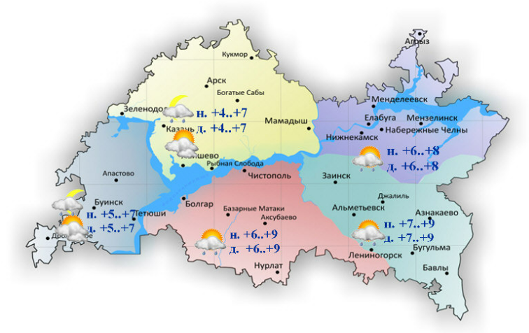 3 ноябрьгә һава торышы