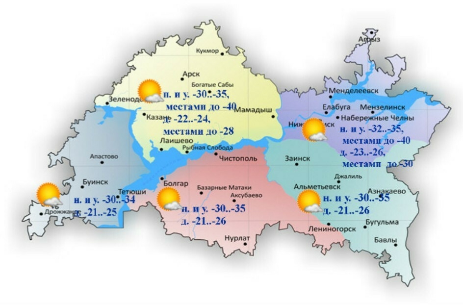 9 декабрьгә һава торышы