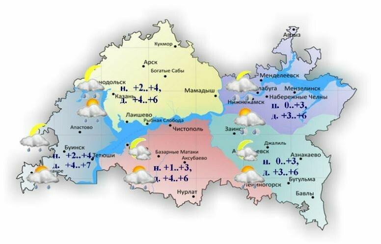 27-28 октябрьгә һава торышы