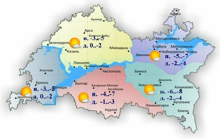 26 ноябрьгә һава торышы