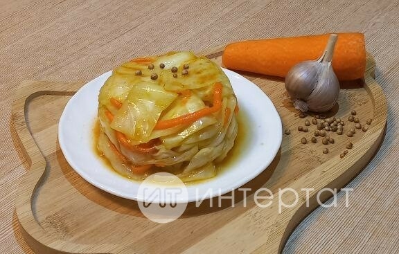 «Кореяча» кәбестә салаты рецепты