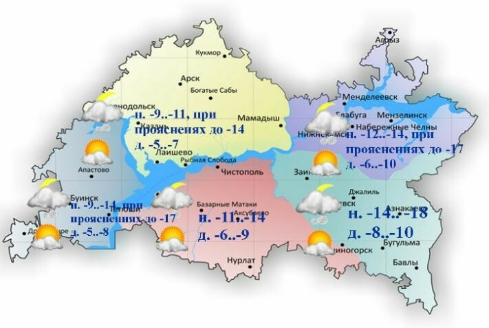 20 февральгә һава торышы