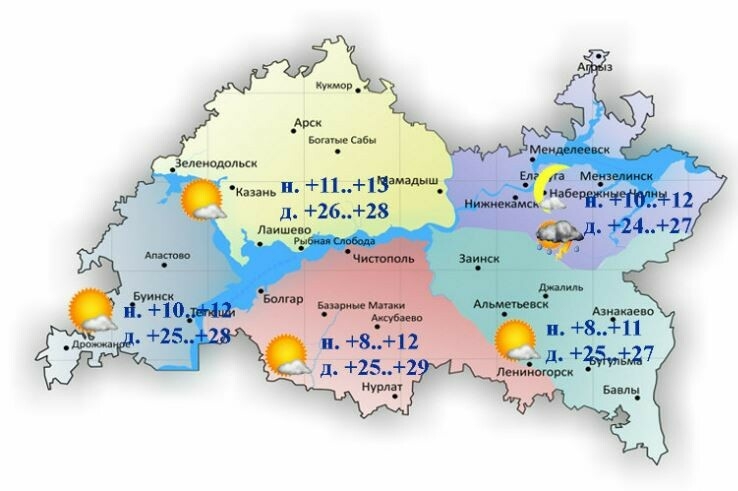 29 майга һава торышы һәм ай календаре