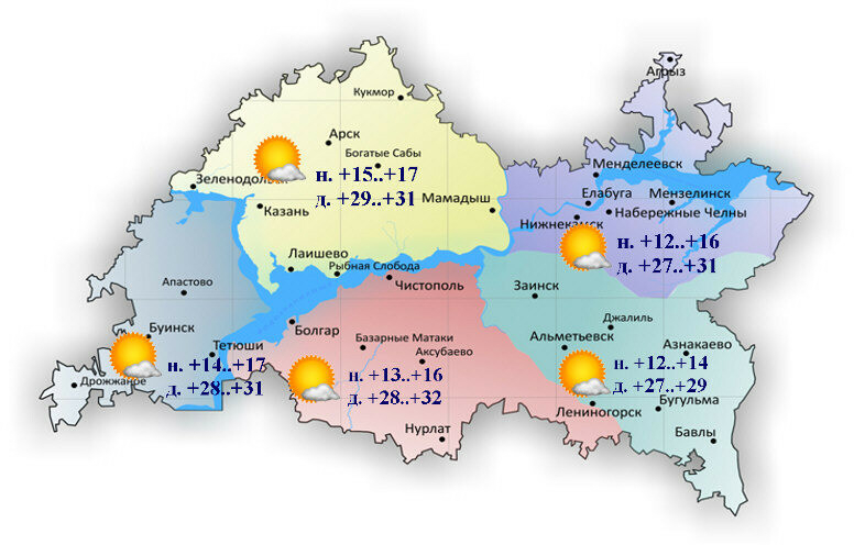 11 июньгә һава торышы һәм ай календаре