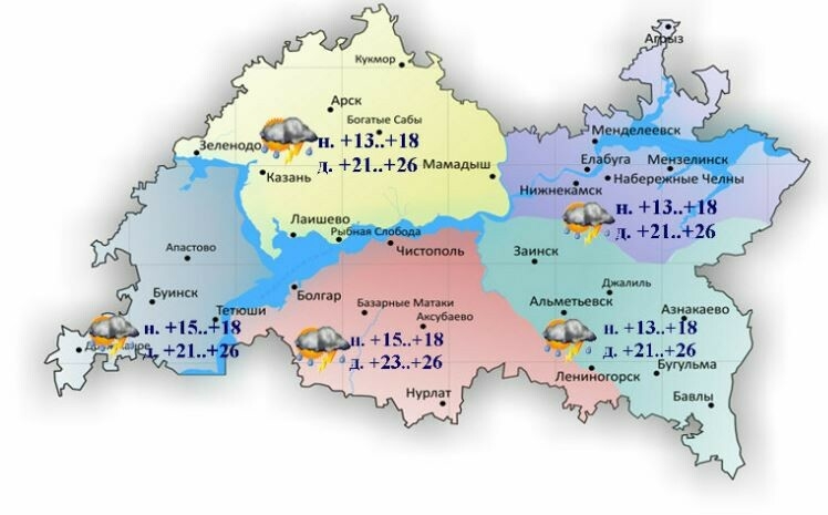 9-10 июньгә һава торышы һәм ай календаре