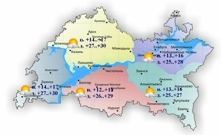 16 июльгә һава торышы һәм ай календаре