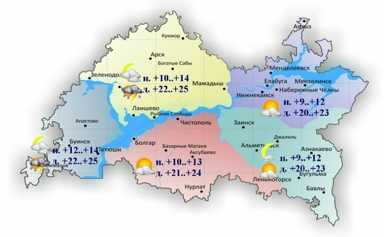 24 июльгә һава торышы һәм ай календаре