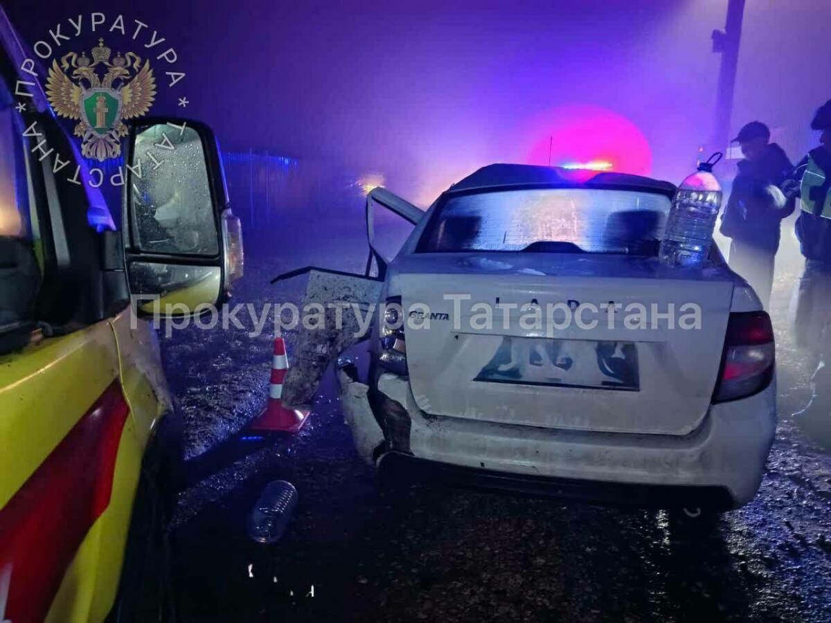 Лаешта үсмерләр утырган машина авариягә очраган, берсе үлгән