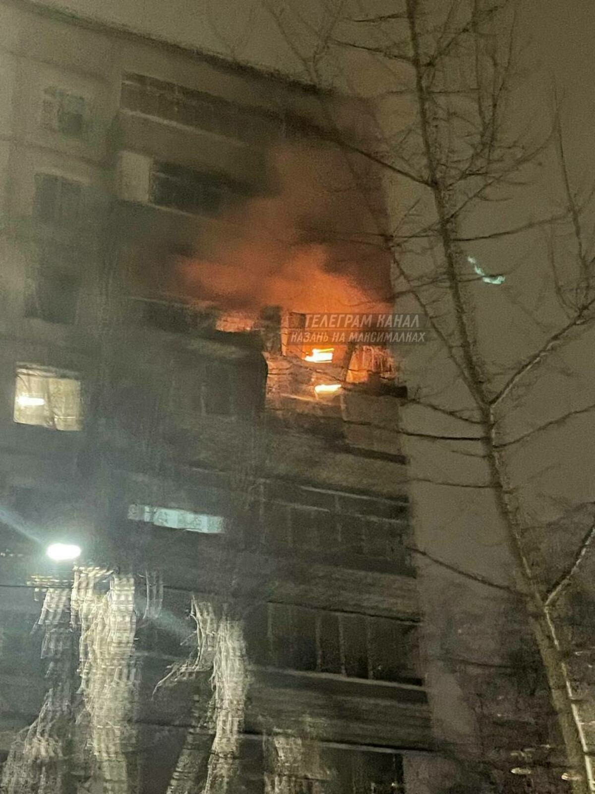 Казанда газ шартлаудан зыян күргән йортның 18 фатирында яшәүчеләрне күчергәннәр