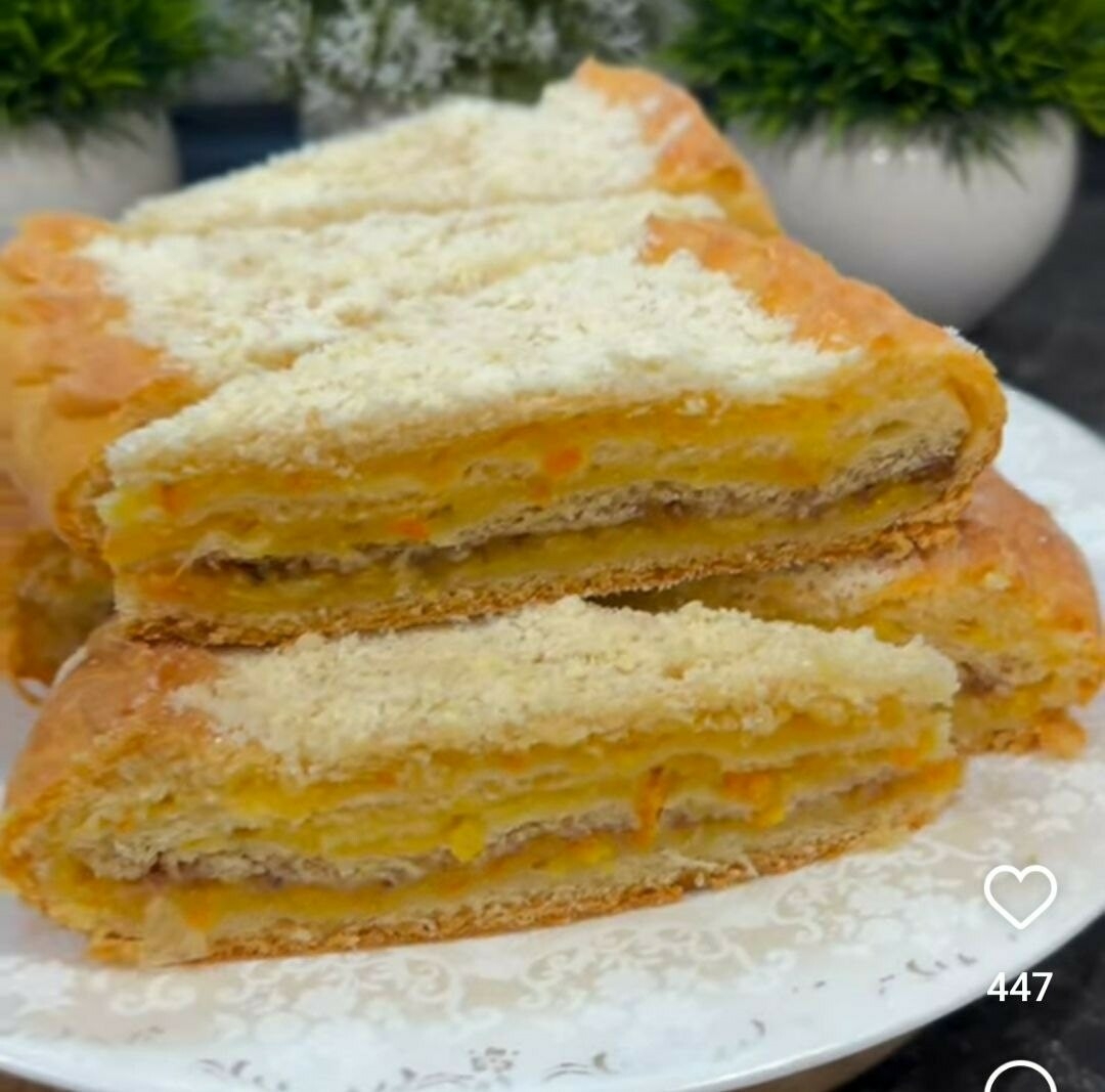 Цитруслы (лимон, әфлисун, мандарин) пирог рецепты