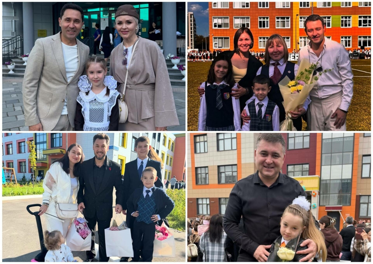 Тямаевлар, Бәйрәмовлар, Шәрипҗановлар, Әхмәтовлар 1 сыйныфка китте: «Хәерле сәгатьтә!»