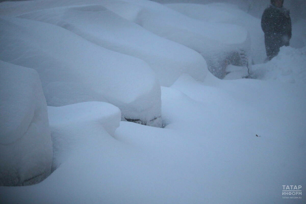 Татарстанда кар көртләре биеклеге 95 сантиметрга җиткән