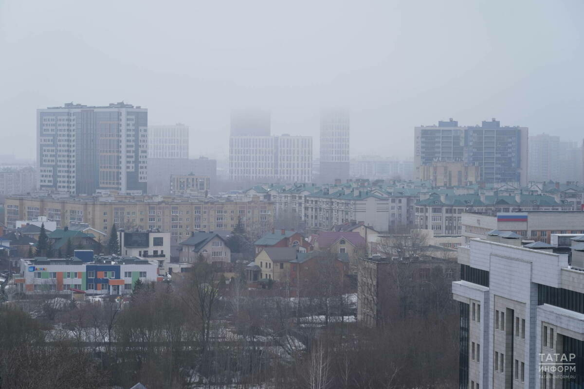 Татарстанда алдагы тәүлектә томан, яшен һәм көчле җил фаразлана